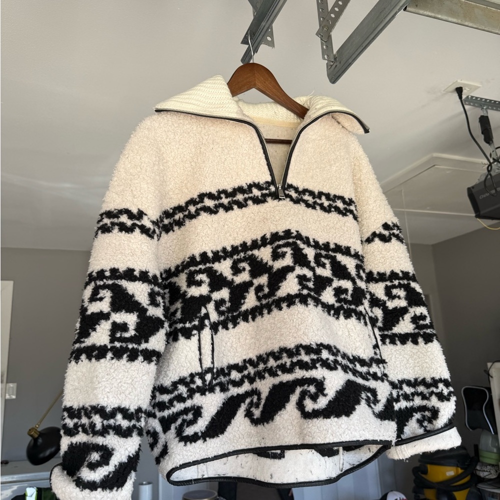 Sherpa Oversized Funnel Neck Sweater